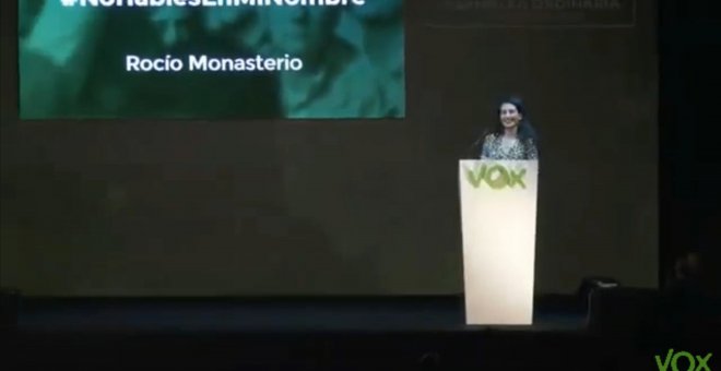 Monasterio presenta el manifiesto de Vox por el 8M