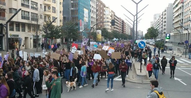Manifestación en Logroño por el 8M