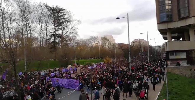 Manifestación del 8M en Pamplona