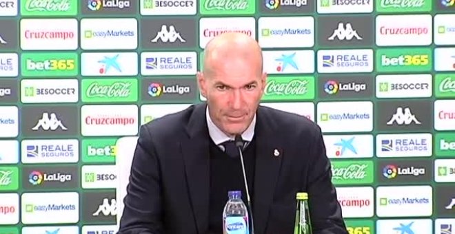 Zidane: "Hicimos un mal partido desde el inicio hasta el final"
