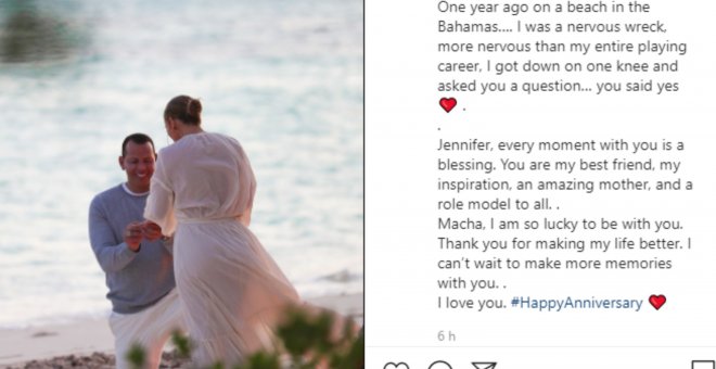 Alex Rodríguez recuerda el momento que pidió matrimonio a Jlo