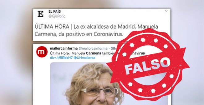 No, 'El País' no ha dicho que Carmena ha dado positivo por Coronavirus, es un bulo