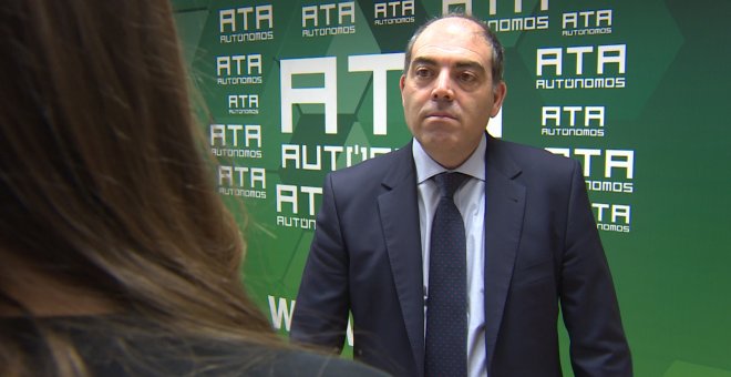 Lorenzo Amor, presidente de la Asociación de trabajadores autónomos