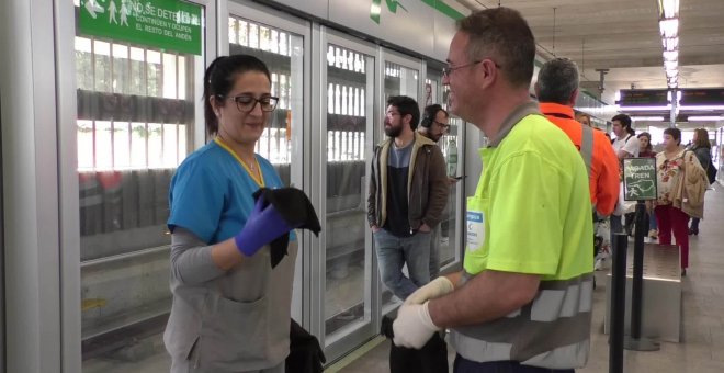Comienza el refuerzo de las medidas de desinfección en el metro de Sevilla