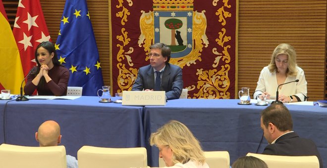 Almeida y Villacís comparecen en el Ayuntamiento de Madrid