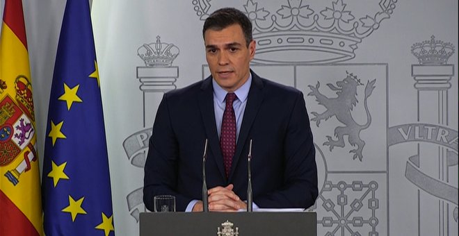 Sánchez, sobre el 8M: "El Gobierno se ha adaptado a la ciencia"