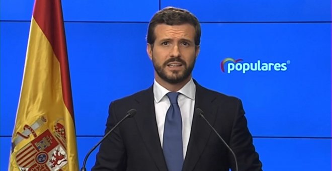 Casado apoya el estado de alarma y las medidas extraordinarias