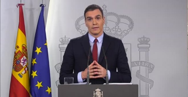 Sánchez anuncia medidas para evitar los despidos y garantizará liquidez para las empresas