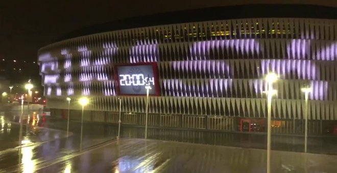 Bilbao agradece la labor de los sanitarios contra el Covid-19