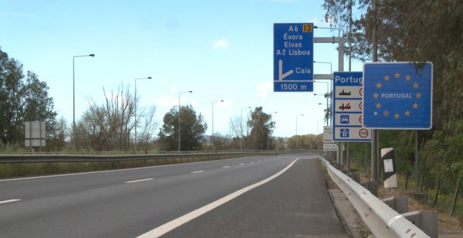 Frontera entre España y Portugal tras limitación de movimientos