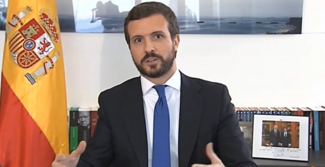 Casado da su apoyo a Sánchez y plantea un fondo de liquidez para empresas