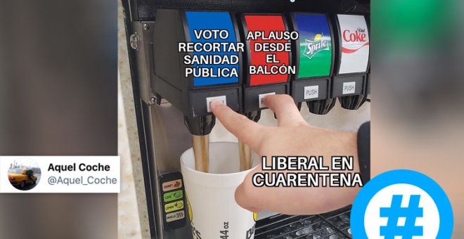 "Esta noche, a las 21:25, todos a los balcones a aplaudir a los reponedores de papel higiénico de Mercadona"