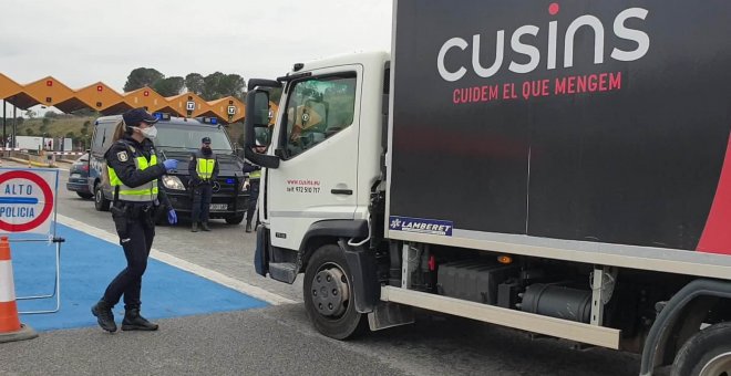 Controles policiales en la Junquera