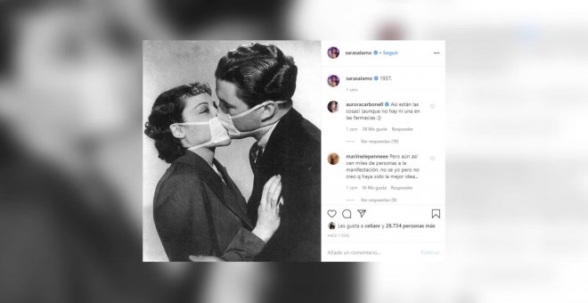 Sara Sálamo borra una foto dándose un beso con Isco