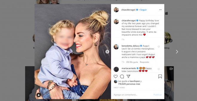 El hijo de Chiara Ferragni y Fedez cumple dos años, ¡Felicidades!