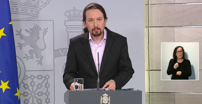 Iglesias dice que sólo el Estado puede dar una respuesta contundente