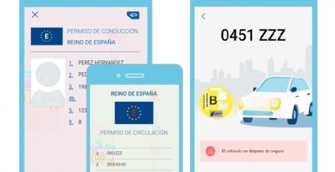 Los conductores ya pueden circular con su carnet de conducir en el móvil con la aplicación 'miDGT'