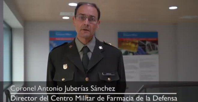 El Centro Militar de Farmacia fabrica medicamentos para combatir el COVID-19