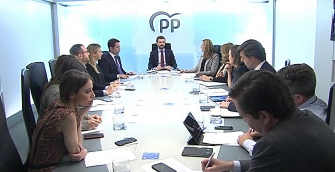 Pablo Casado preside el Comité de Dirección