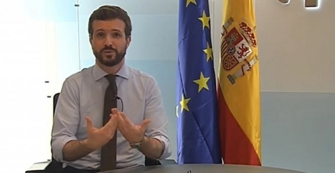 Casado pide a Sánchez "eficacia" y material sanitario con urgencia