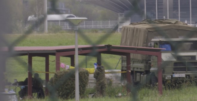 El Ejército, en el Aeropuerto de Loiu para desinfectar por el coronavirus