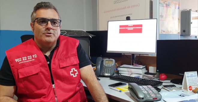 Cruz Roja Extremadura explica su operativo de teleasistencia en la situación actual