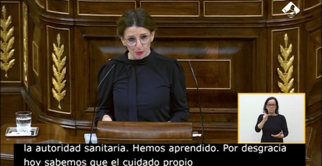 Díaz defiende nunca ir a trabajar enfermo por miedo a ser despedido