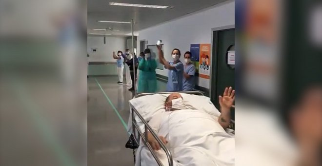 Hospital Valdecilla (Santander) celebra el primer alta de un paciente con coronavirus
