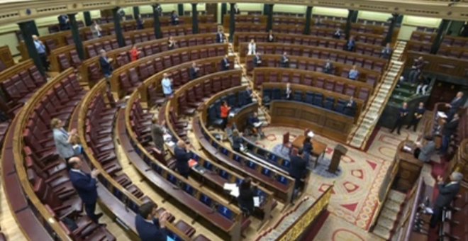 Los aplausos de las 20:00 llegan al Congreso de los Diputados