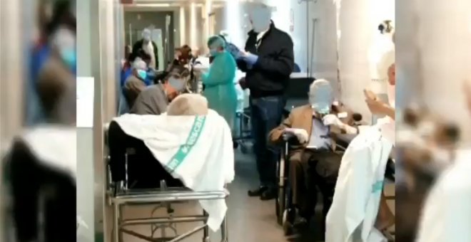 Las hospitalizaciones de Albacete se doblan en un día y los sanitarios denuncian el colapso con imágenes