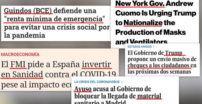 El virus que convierte a neoliberales en 'socialcomunistas': liberales acudiendo ahora al Estado que menguaron