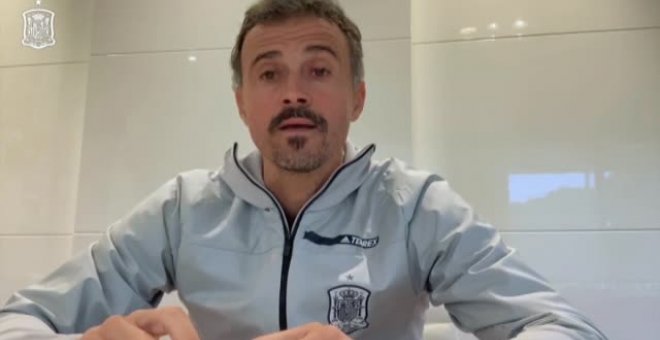 Luis Enrique: "Mi mayor reto ahora es estar en casa y combatir este virus"