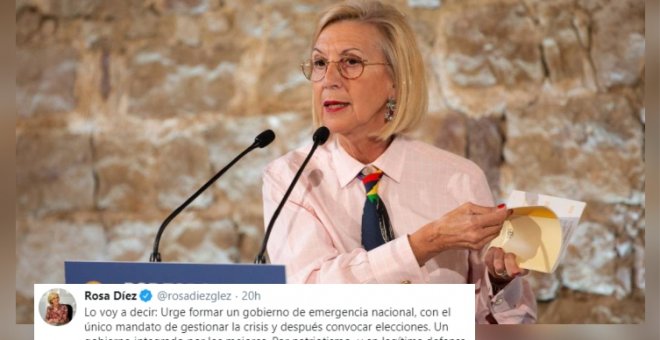 "Pide un golpe de Estado aprovechando que ya estamos todos encerrados en casa": Rosa Díez desata la polémica tras demandar un Gobierno de emergencia