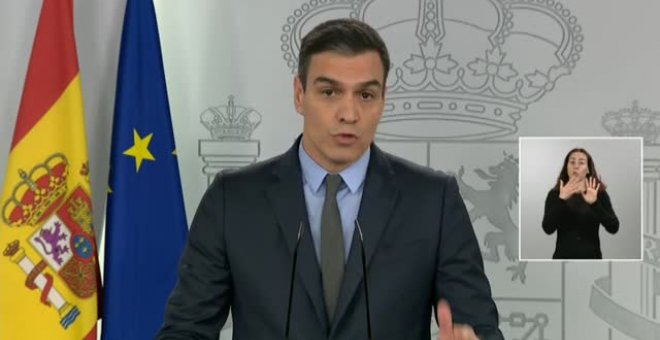 Sánchez reclama a la UE que esté "a la altura de las circunstancias" para frenar al COVID-19