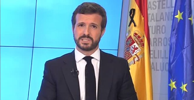 Casado amenaza con votar en contra de los nuevos decretos del Gobierno sobre el COVID-19