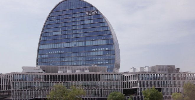 Sede del banco BBVA en Madrid
