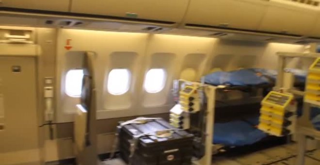Alemania envía un avión medicalizado a Italia para trasladar a enfermos de coronavirus
