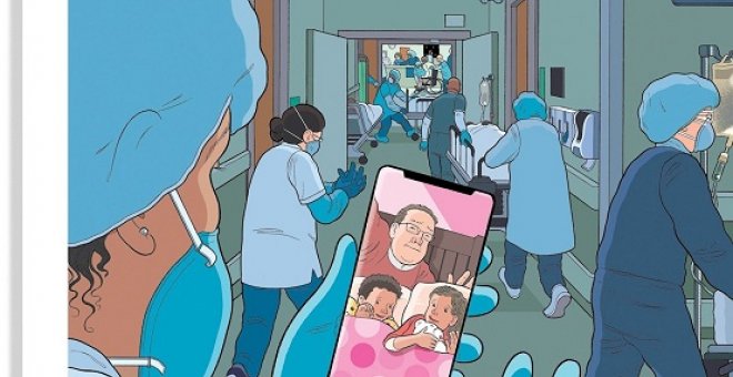 La conmovedora portada de la revista 'The New Yorker' dedicada a los sanitarios