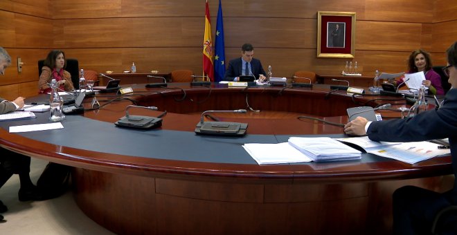 Sánchez preside el Consejo de Ministros