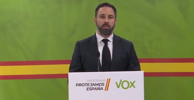 Vox pide a Sánchez que dimita y de paso a un gobierno de "Emergencia"