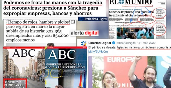 La caverna mediática pulveriza su récord de dar vergüenza ajena en plena emergencia por la pandemia