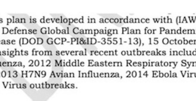 El Pentágono sabía desde hace años que llegaba un coronavirus