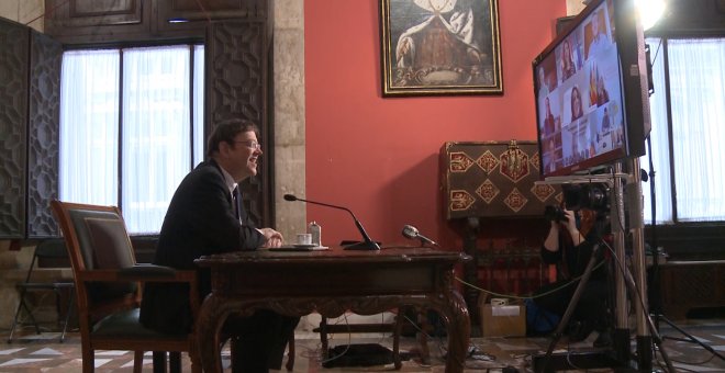 Ximo Puig preside la reunión del Pleno del Consell