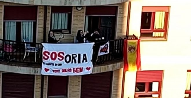 Soria ¡YA! pide a los sorianos que salgan a las ventanas