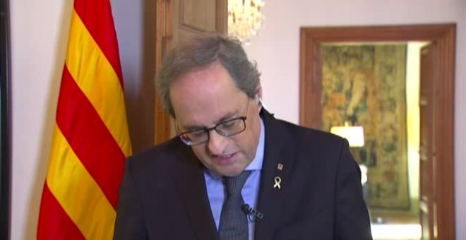 Torra se queja al Gobierno de la falta de test rápidos en Cataluña