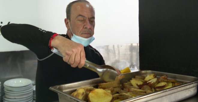 Complejo deportivo en València convertido en albergue por Covid-19