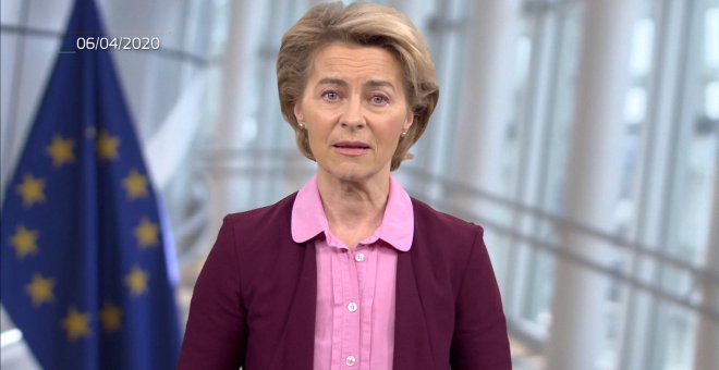 Von der Leyen llama a la "solidaridad" de los europeos contra el Covid-19