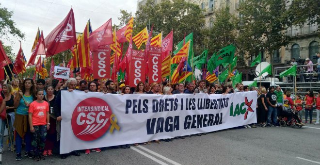 Sindicats catalans, bascos i gallecs critiquen un "155 encobert" que impedeix decidir sobre temes "fonamentals"