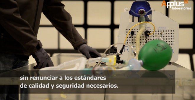 Applus+ ensaya los respiradores artificiales que necesitan los hospitales