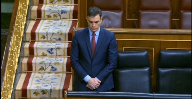 Minuto de silencio en el Pleno del Congreso por los fallecidos